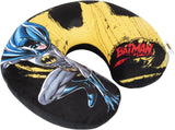 DC Comics Soft Batman Car Travel Neck Cushion Child Safety Comfort Superhero Bat Man, Cuscino Da Viaggio Auto, Light Blue, One Size Perne calatorie Naty Shop