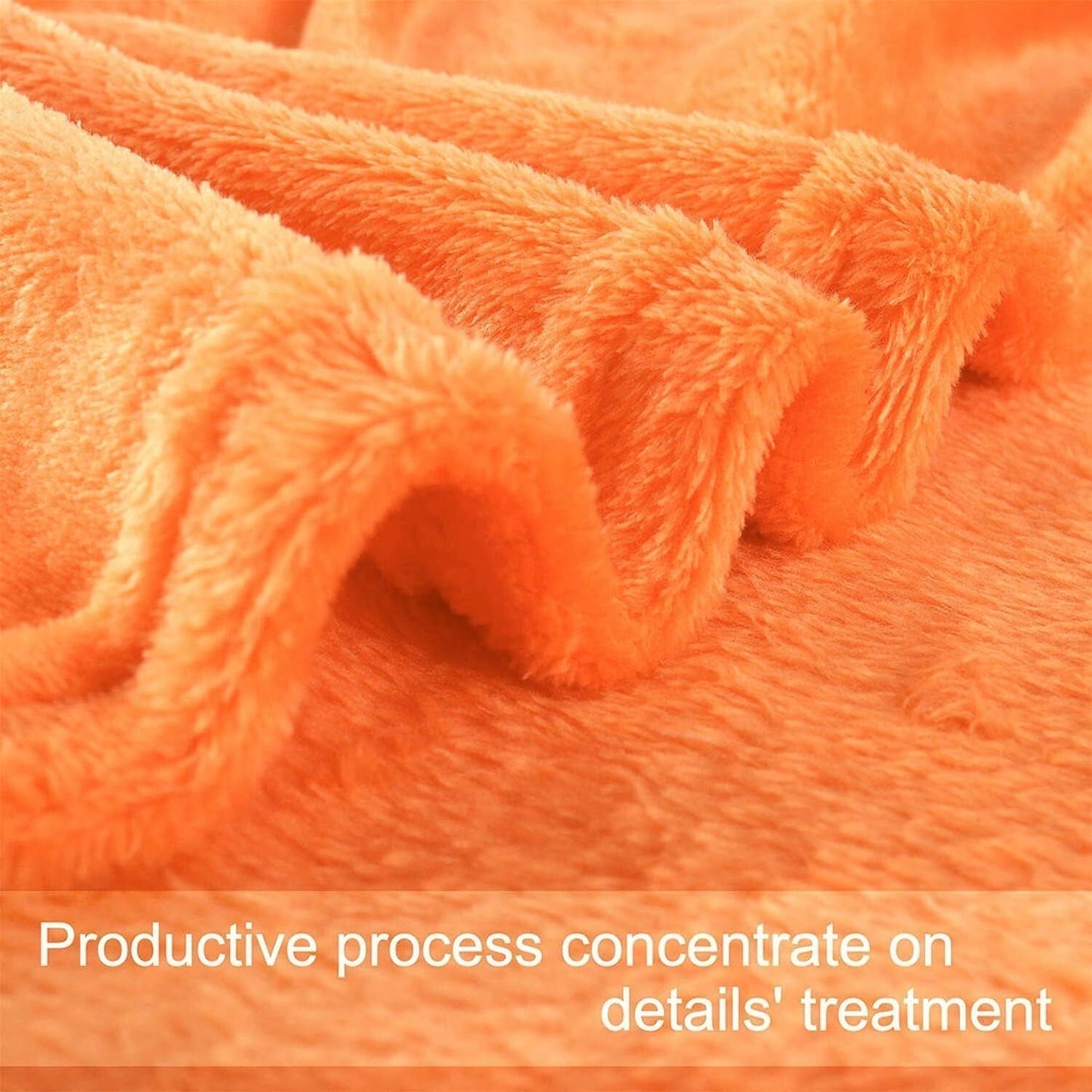 Sourcing Map Cosy pătură cuvertură cuvertură de pat Soft & cald fleece pătură ca canapea pătură Canapea pătură Living și cuddly pătură Pătură de lână din pluș moale catifelat Orange 150X200Cm Paturi si Cuverturi Besuche den uxcell-Store