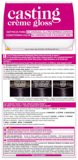 L'Oréal Paris Casting Crème Gloss 210 Culoare de păr - Albastru marin Negru Vopsea pentru par Naty Shop