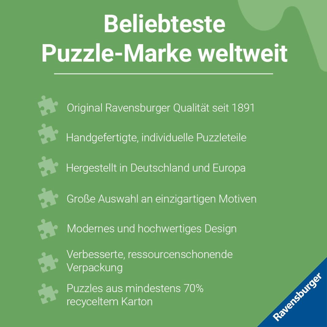 Ravensburger Puzzle 12000682 - Aventura în junglă - Puzzle de 1000 de piese pentru adulți și copii de la 14 ani, Puzzle Naty Shop