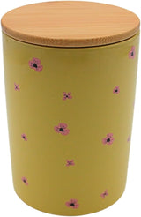 Dekohelden24 Cutie ceramică elegantă pentru depozitare/cafea/alimente proaspete/biscuit Hüftgold. Motivul: leneș. Dimensiuni: H/Ø 15,6 x 11 cm. Cutii depozitare alimente Naty Shop