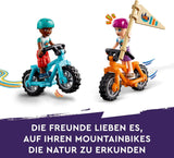 LEGO Friends Cosy Huts At Adventure Camp, Playset pentru jocuri de rol în aer liber, jucărie pentru copii pentru fete și băieți de la 7 ani cu 3 figurine și vulpe, jucărie de camping 42624 Seturi de constructie Besuche den LEGO-Store