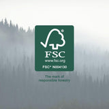 By Amazon Rolă de bucătărie, 3 straturi, 16 role (4 role, pachet de 4), 64 de foi pe rolă, certificată Fsc
