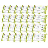 Șervețele umede pentru bebeluși cu aloe, pentru piele sensibilă, fără alcool, prietenoase cu pielea, pH 5,5, parfumate ușor, 1728 bucăți (24 pachete)