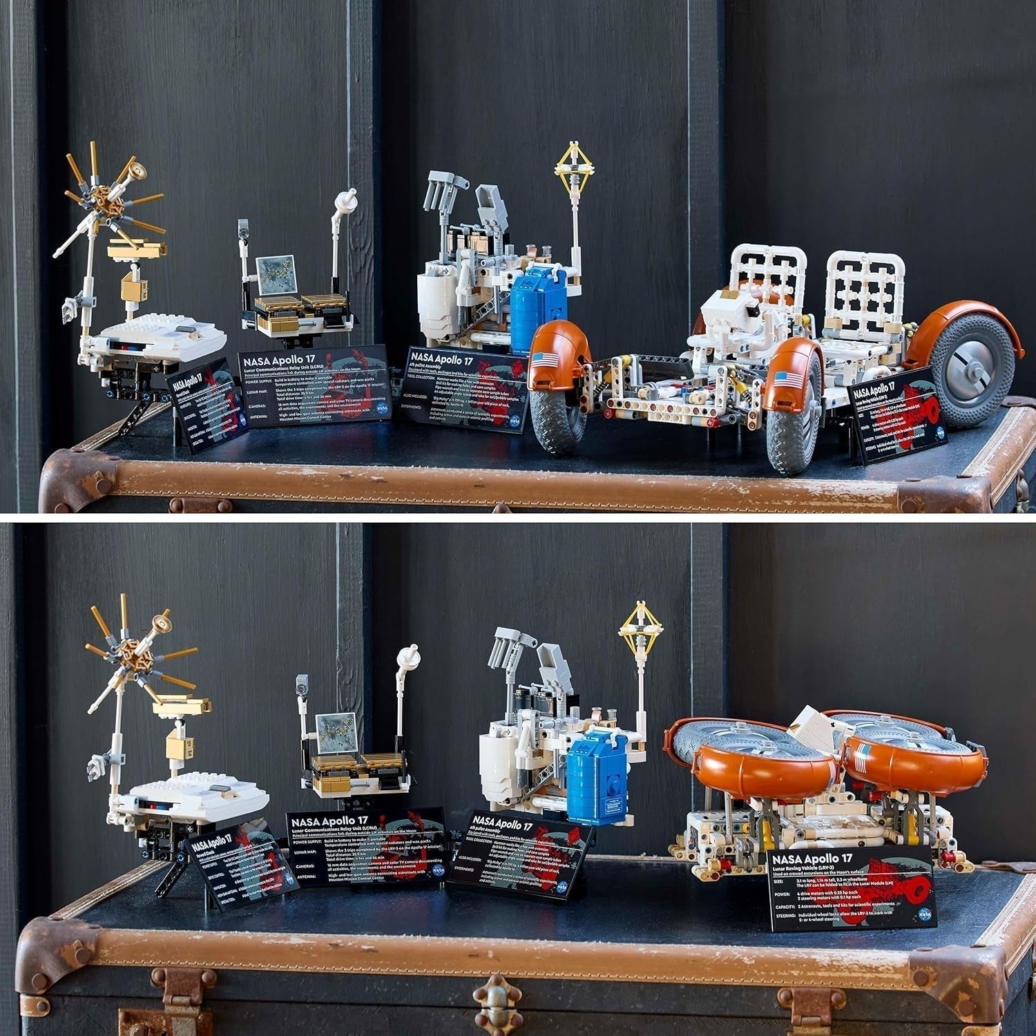 LEGO Technic NASA Apollo Lunar Roving Vehicle (LRV), Model de rover lunar pentru adulți, obiect de colecție spațială pentru pasionații de știință, jucărie de construcție, model de vehicul spațial 42182 Seturi de constructie Besuche den LEGO-Store