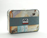Pătură imprimată, Volum mare, 100% poliester, 450 G/M², Moale, Pentru toamnă/iarnă, Design Harmony N10, 170 X 240 Cm, Pentru paturi cu 90/105 Cm, Gri Plapumi si pilote Naty Shop