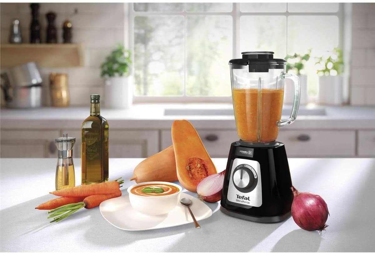 Tefal BL435831 BL4358 Standmixer, Glas, 1.75 Liters, Schwarz Bucatarie Naty Shop