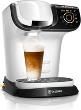 Espressor Tassimo My Way cu 2 capsule TAS6502 cu filtru de apă, peste 70 de băuturi, personalizare băuturi, varietate de cafea, preparare ușoară, 1.500 wați, negru