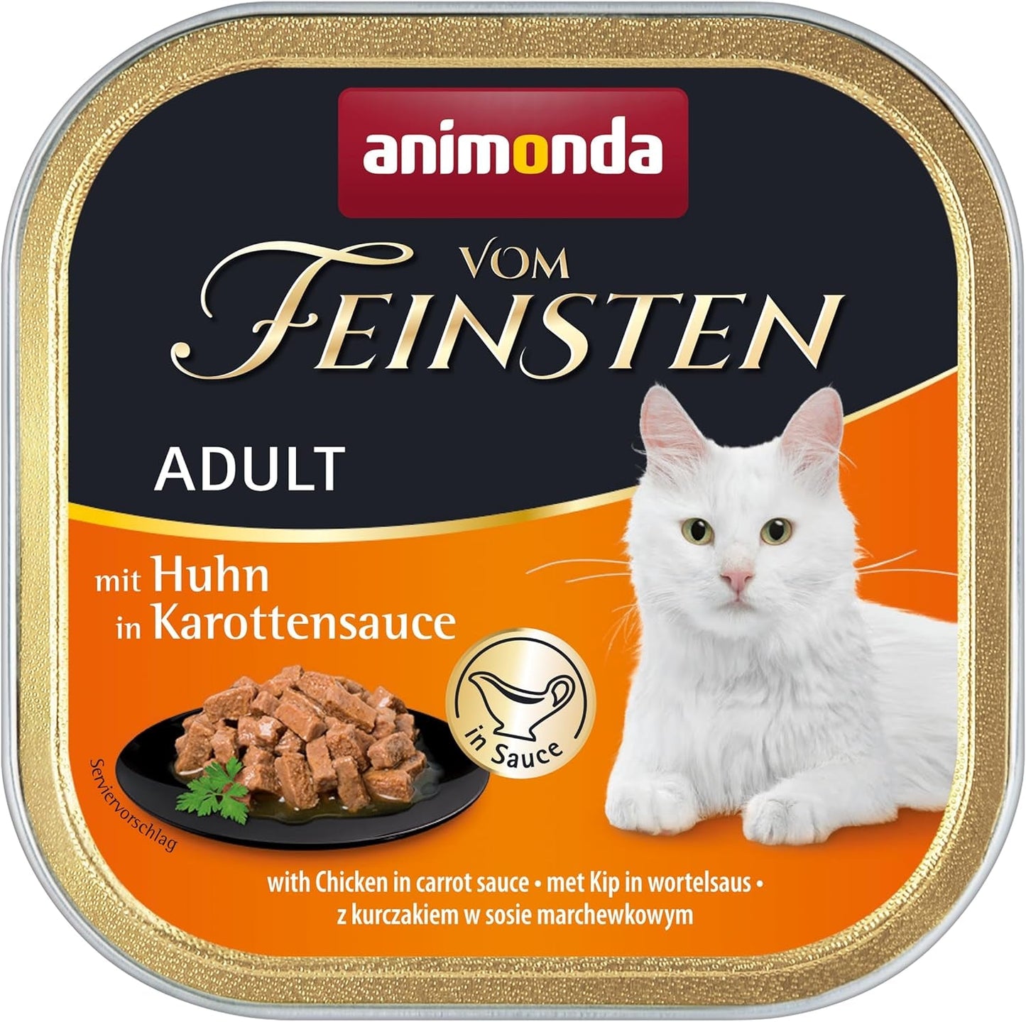 animonda Vom Feinsten Hrană umedă pentru pisici adulte, varietate de pui, 6 x 100 g