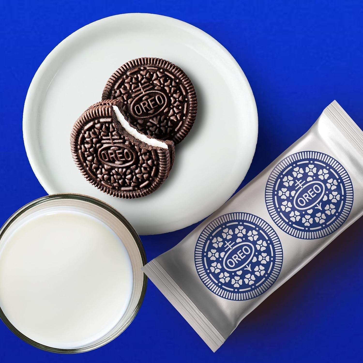 OREO Original – Fursecuri crocante cu cacao și umplutură delicioasă de cremă cu aromă de vanilie – 32 x 44g