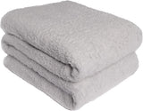 Brentford's Teddy Fleece Blanket, Pătură mare pentru pat, plușată, super moale, caldă, pentru canapea, pat, cuvertură de pat, negru - 150 X 200 Cm Paturi si Cuverturi Besuche den Brentfords-Store Gri-argintiu 125 X 150 Cm