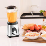 Cecotec Mixer Glas Power Schwarz Titan 1000 INOX. 1000 W, Edelstahlgehäuse, 6-Blatt-Blatt Mit Schwarzer Titanbeschichtung, 1,5-L-Glaskrug, 5 Geschwindigkeiten [Energieeffizienzklasse a +] Bucatarie Naty Shop
