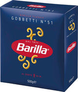 Paste Barilla Classic Gobbetti nr. 51 din grâu dur, întotdeauna al dente (1 x 500 g)