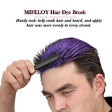 4.23 oz Purple Hair Tint Culoare temporară a părului cu perii, bărbați femei Styling Hair Tone Wax, Instant Hair Cream Mud Natural Hairstyle Pomade, DIY Cosplay Halloween Hair Wax Vopsea pentru par Naty Shop