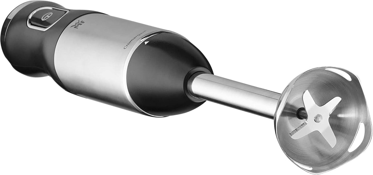WMF Kult X Edition Stabmixer, Zauberstab 600 W, Pürierstab Edelstahl Mit Variabler Geschwindigkeitseinstellung, Purierstab Edelstahl Matt Bucatarie Naty Shop