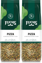 Fuchs Gewürze - Pizza Gewürzzubereitung im recyclebaren Nachfüllbeutel, Gewürzmischung mit italienischen Kräutern, ideal für Bruschetta - 30 g