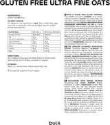Fulgi de ovăz măcinați fin, vrac, fulgi de ovăz scoțieni naturali, fără gluten, 2,5 kg, ambalajul poate varia