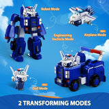 SUPER WINGS - VEHICUL ROBOT CONVERTIBIL "PAUL'S CRUISER" 18 Cm + 1 FIGURĂ 5 Cm - Mașină și avion de jucărie Transform-A-Bots din serialul animat - Jucării pentru copii peste 3 ani Action figures Naty Shop