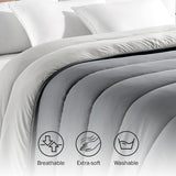 Pikolin Home - Plapumă reversibilă 300 G - Umplutură nordică bicoloră - Pentru pat 90 - confortabilă, caldă, respirabilă, albastru marin, 140 X 200 cm Plapumi si pilote Naty Shop