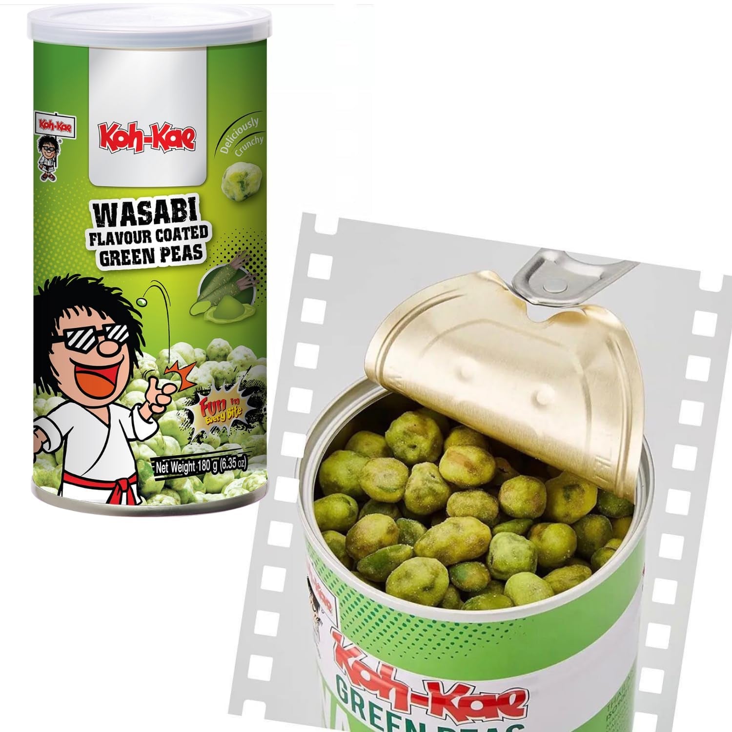 KOH-KAE - Mazăre verde cu wasabi - (1 x 180g)