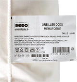 DODO OFM60 Pernă ergonomică din latex, 60 X 60 cm, alb Perne standard Naty Shop