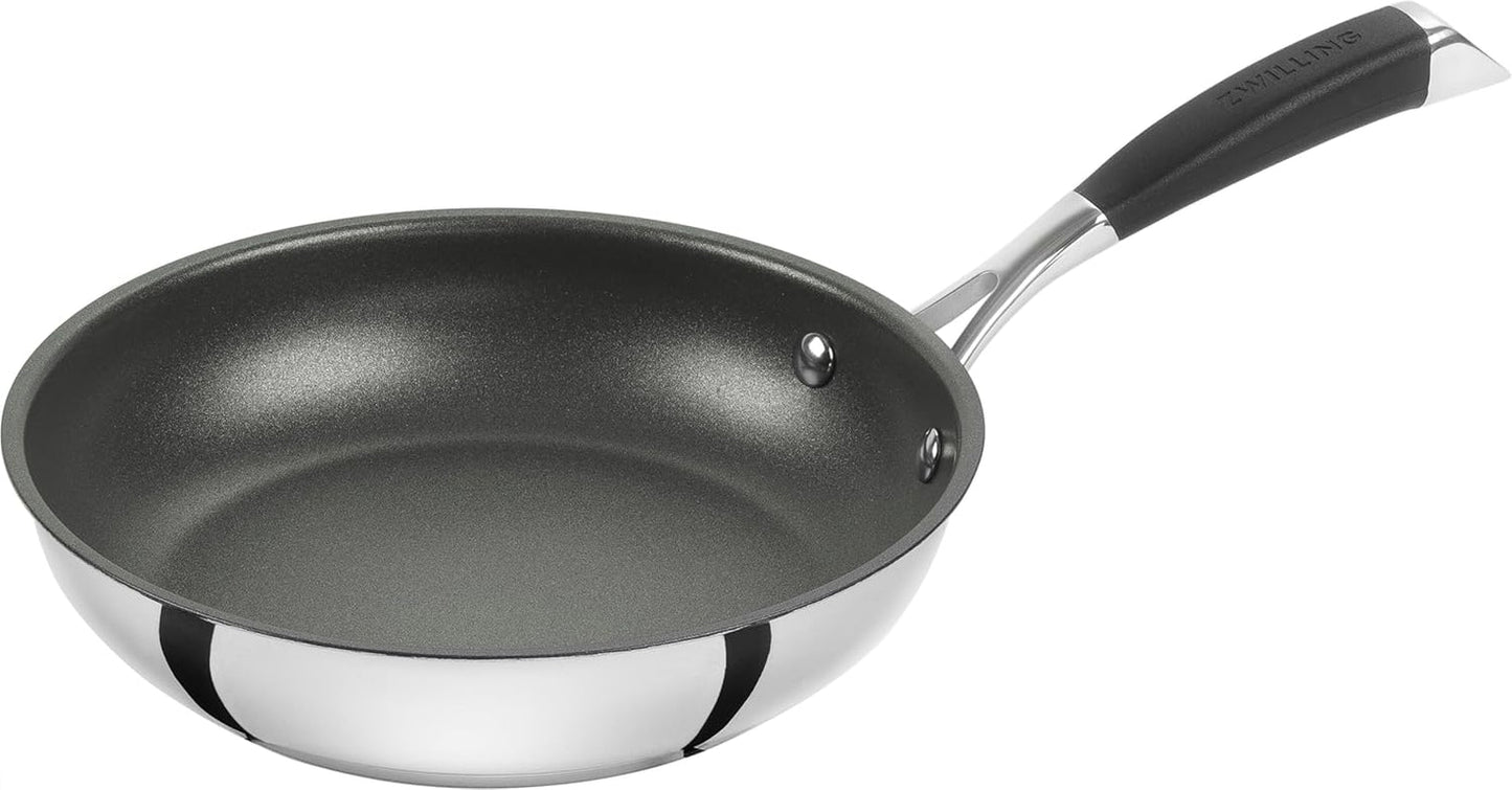 Tigăi ZWILLING CORNELIA POLETTO, cu strat antiaderent în 4 straturi cu particule de diamant, oțel inoxidabil 18/10, pentru toate tipurile de plită, inclusiv inducție Oale si Tigai Naty Shop 20Cm