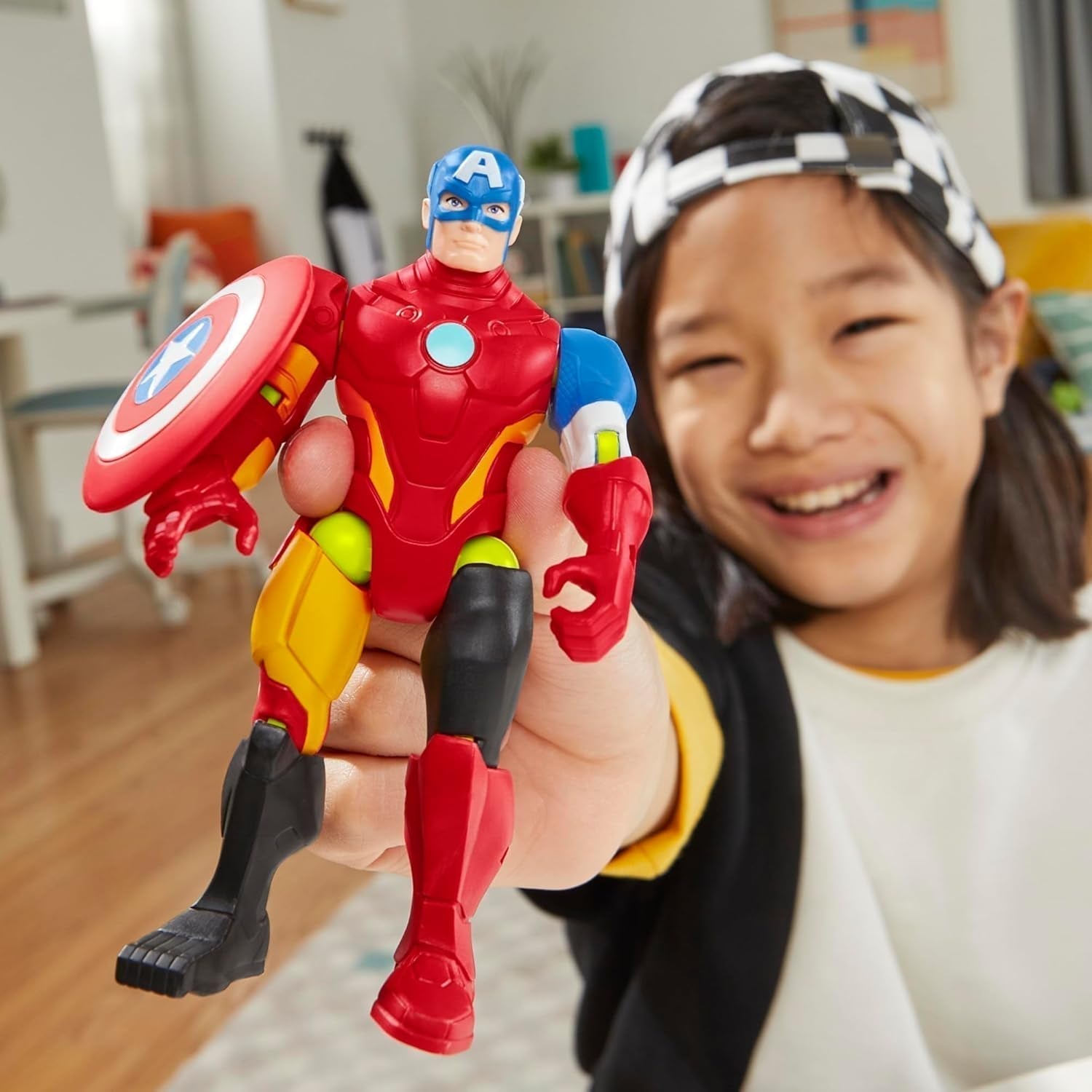 Mixmashers Marvel Captain America Avengers Mix-And-Match Action Figure & Accesorii Action figures Naty Shop