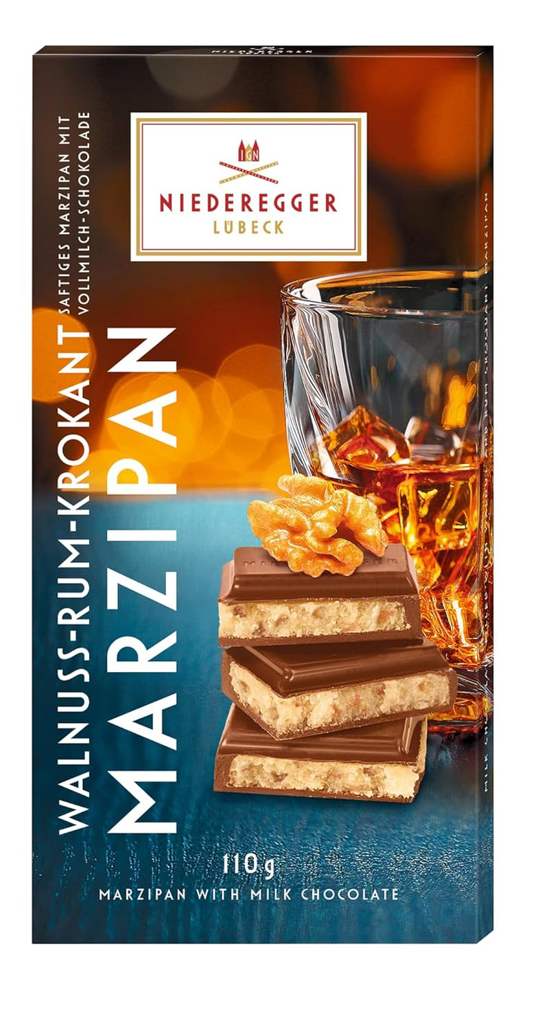 Baton de martipan Niederegger Nuc-Rum Brittle 110g