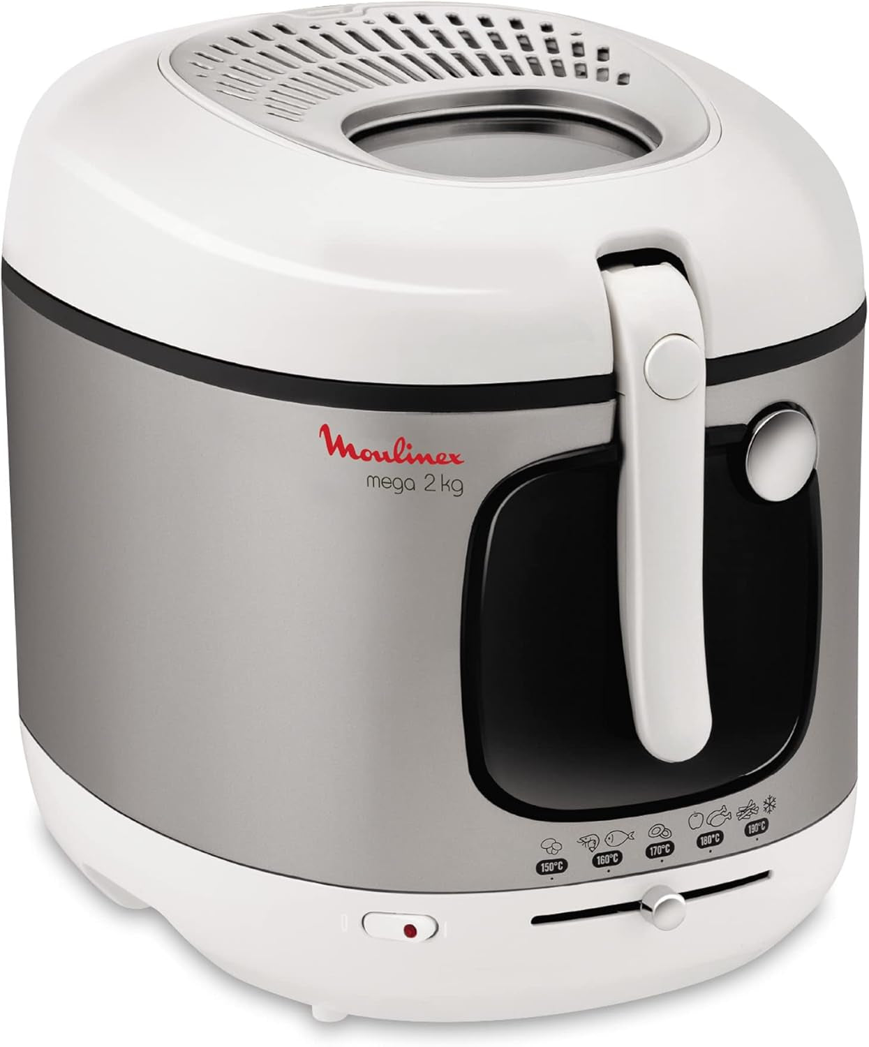 Friteuză AM4800 Mega 2Kg, friteuză cu ulei, filtru miros, 1800 W Electrocasnice Naty Shop Default Title