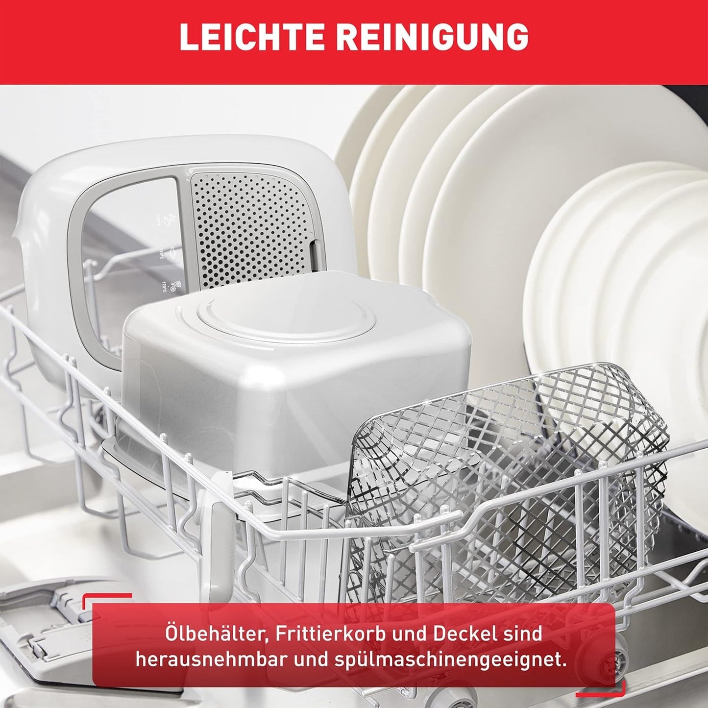 Friteuză Tefal Super Uno Access, capacitate 2,2 L, piese rezistente la mașina de spălat vase, filtru de mirosuri Electrocasnice Naty Shop