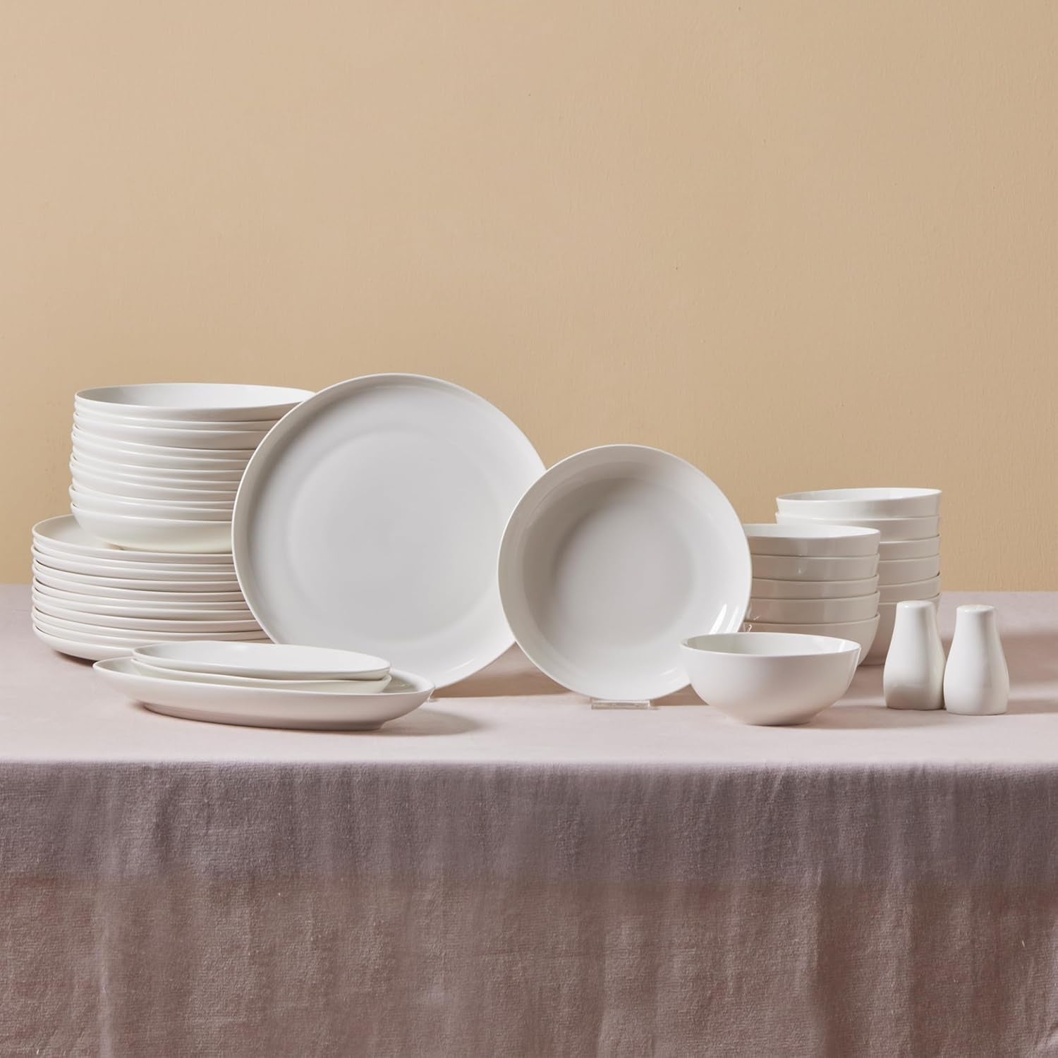 Set de veselă Karaca Allure pentru 12 persoane, New Generation Bone - Set rafinat pentru o cultură a mesei sofisticată