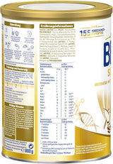 BEBA SUPREME JUNIOR 1 Plus - Băutură pentru copii de la 1 an, cu complex 6 HMO, fără lactoză, fără ulei de palmier, fără ulei de pește, hrană pentru copii mici, lapte praf pentru bebeluși, pachet de 6 (6 x 800g)
