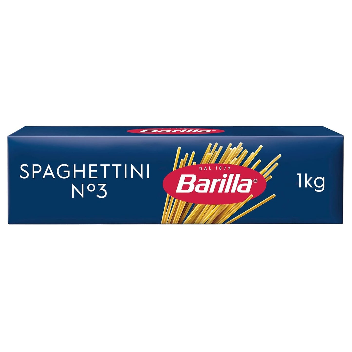 Barilla Pasta Klassische Spaghetti n.5 aus hochwertigem Hartweizen immer al dente, (1 x 500 g), geschmacklos