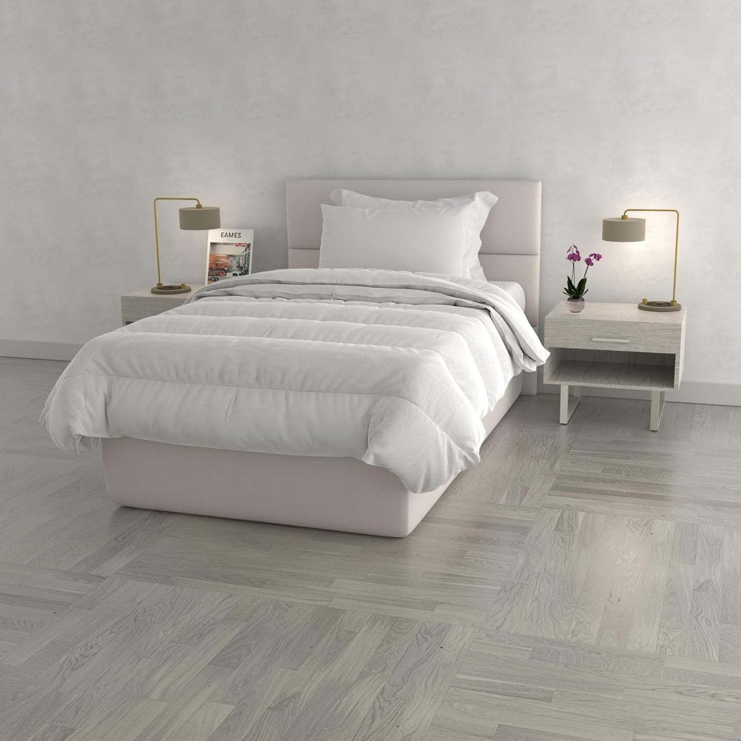 Plapumă Prestige, 4 anotimpuri, Made in Italy, alb, 150 X 200 cm Plapumi si pilote Naty Shop 150X200Cm