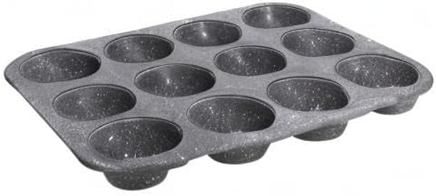 Pure Roq Muffinform Für 12 Muffins, Aluminium, Schwarz Matrite si tavi pentru copt Naty Shop