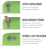 Sea to Summit - Aeros Down Travel Pillow L - Ultralight & Inflabilă - Material 10D - Pernă din puf Premium - Antiderapantă - Pentru drumeții și camping - 42 X 28 X 12 Cm - Gri - 95 G Perne calatorie Naty Shop