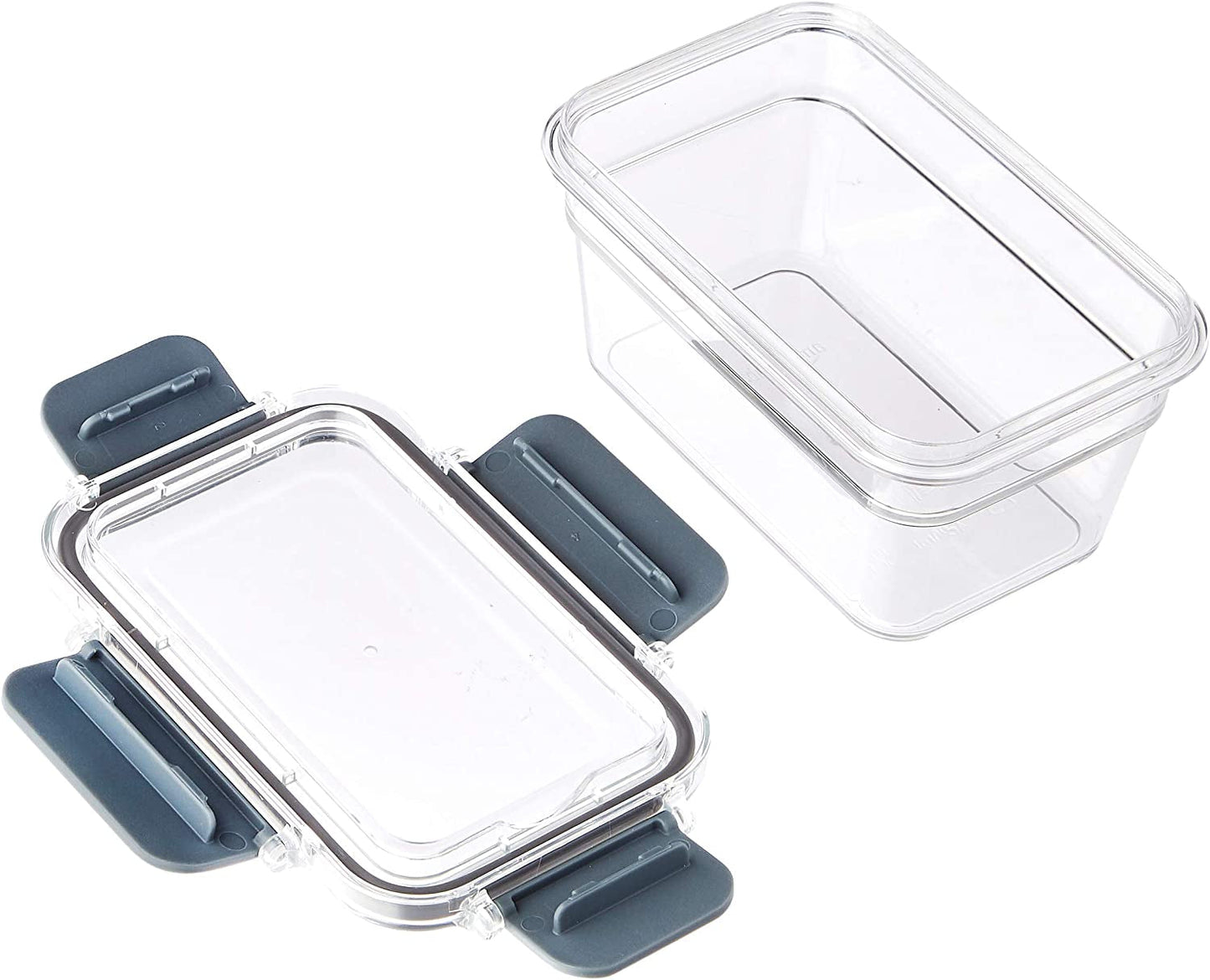 Amazon Basics Tritan keep-fresh poate cu închidere, 11-pack, (11 cutii + 11 capace), clar Cutii depozitare alimente Naty Shop