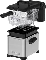 Tefal Family Pro Access 4.0L, 3000 Watt, semiprofesionala, cu ulei, rezervor de ulei detașabil, tehnologie cu zonă de răcire Electrocasnice Naty Shop Family Pro Access 4,0L