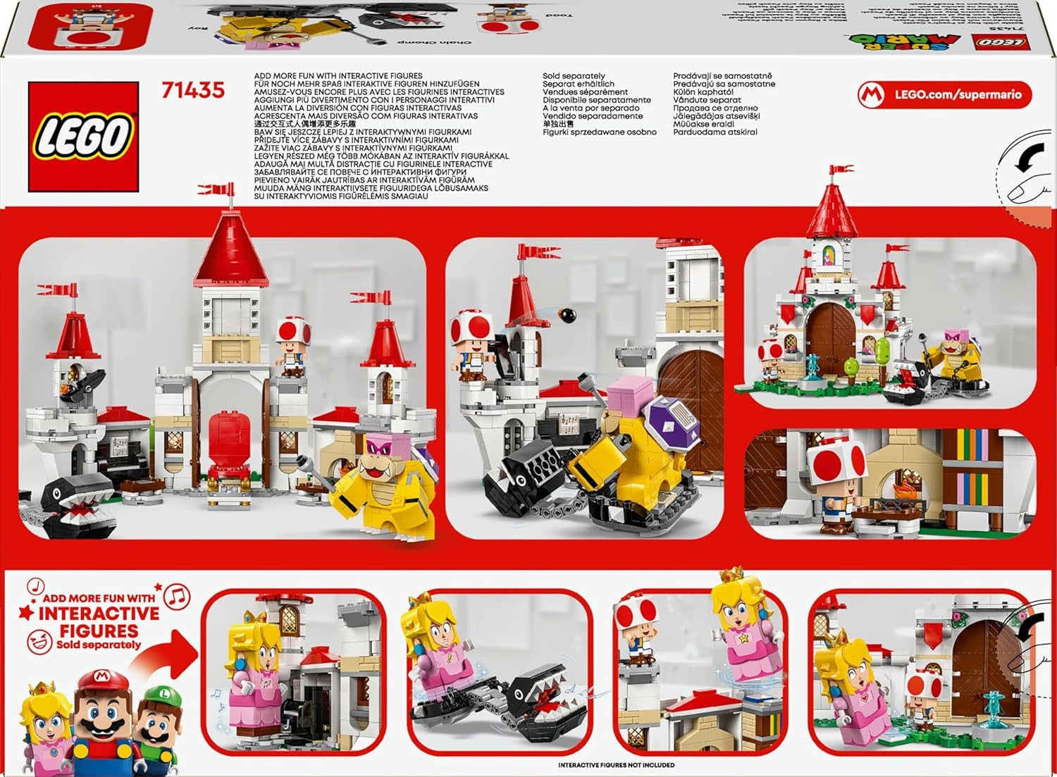 LEGO Super Mario Înfruntare cu Roy la Palatul Ciupercilor, set de aventură cu personaje Nintendo, cadou pentru fete, băieți și gameri de la 7 ani 71435 Seturi de constructie Besuche den LEGO-Store