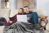 Utopia Bedding Pătură confortabilă din fleece [228X228 Cm, gri] Pătură moale, ușoară, caldă și pufoasă Pătură confortabilă și respirabilă pentru pat canapea canapea Paturi si Cuverturi Besuche den Utopia Bedding-Store