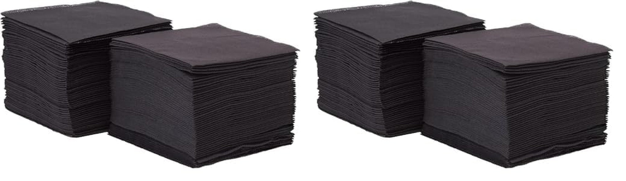 Saten Ser22104961 Coktail, șervețel 20 X 20, 2 straturi, 1/4 fold, 100 șervețele, Punta-Punta, negru