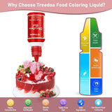 Set coloranți alimentari lichizi, 18 culori x 10 ml, coloranți alimentari foarte concentrați pentru copt torturi, fursecuri, macaroane, decorare torturi, ouă de Paște, fondant, aluat, slime DIY, săpunuri, accesorii de copt