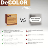 Sistemul de vopsire a părului DeColor Time | îndepărtarea vopselei de păr | aduceți înapoi culoarea naturală a părului | îndepărtarea culorii vopsite | 330 ml Vopsea pentru par Naty Shop
