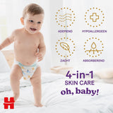 Scutece Huggies Extra Care Mărimea 4 (9-14 kg), 4 pachete a câte 26 de scutece - 4280 g