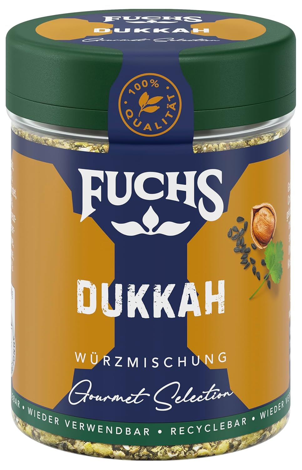 Fuchs Spices Gourmet Selection Middle East/Africa – Mix de condimente pentru couscous și bulgur, mix de condimente reîncărcabil, pentru asezonarea mâncărurilor cu bulgur, vegan, 55 g