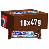 Snickers Batoane Proteice Cu Ciocolata - Gust Bogat Cu Alune Caramel Si Nuga, Pachet Vrac 18x47g