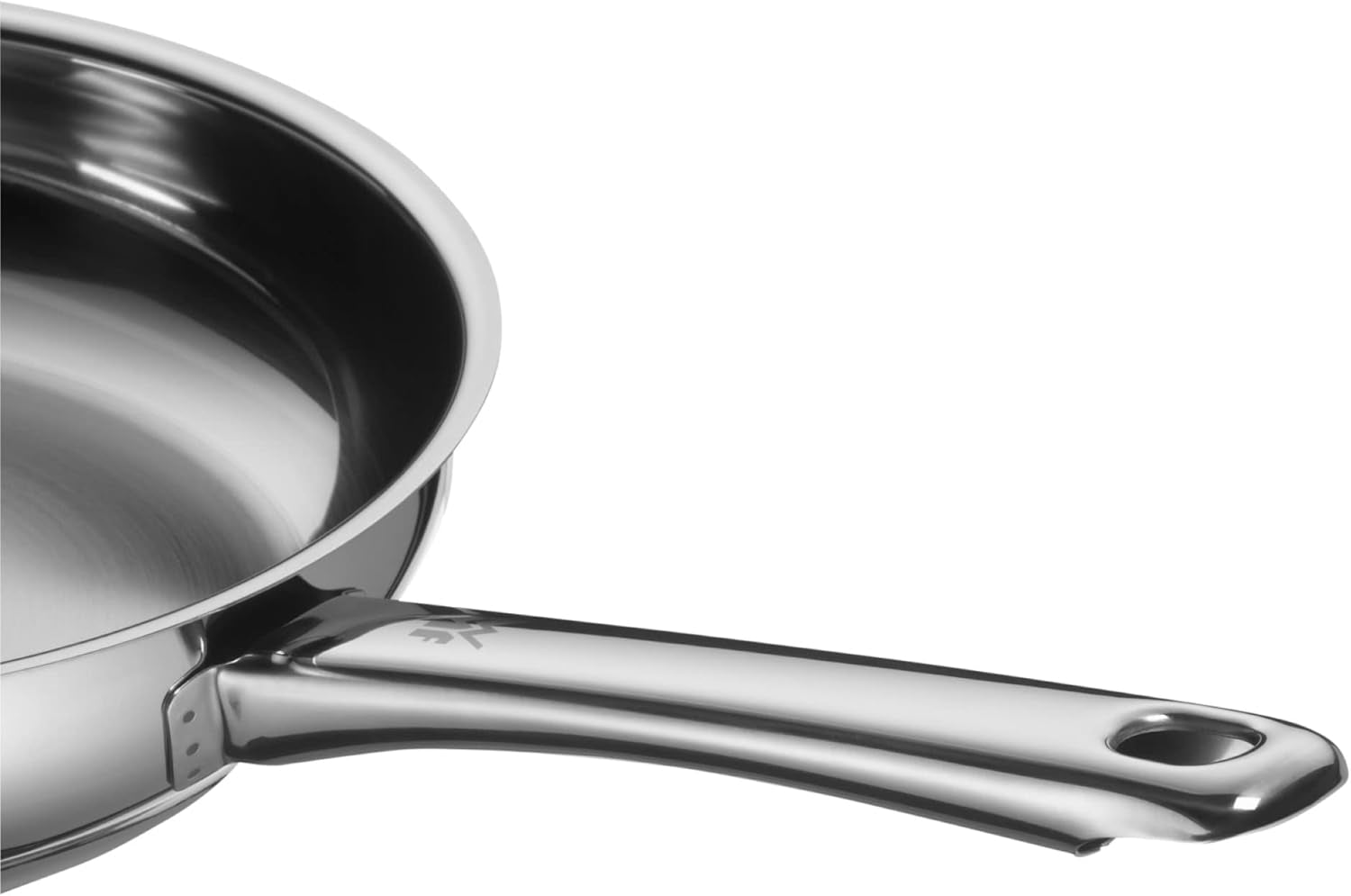 WMF Profi tigaie din oțel inoxidabil 24 cm inducție, tigaie din oțel inoxidabil Cromargan Oale si Tigai Naty Shop