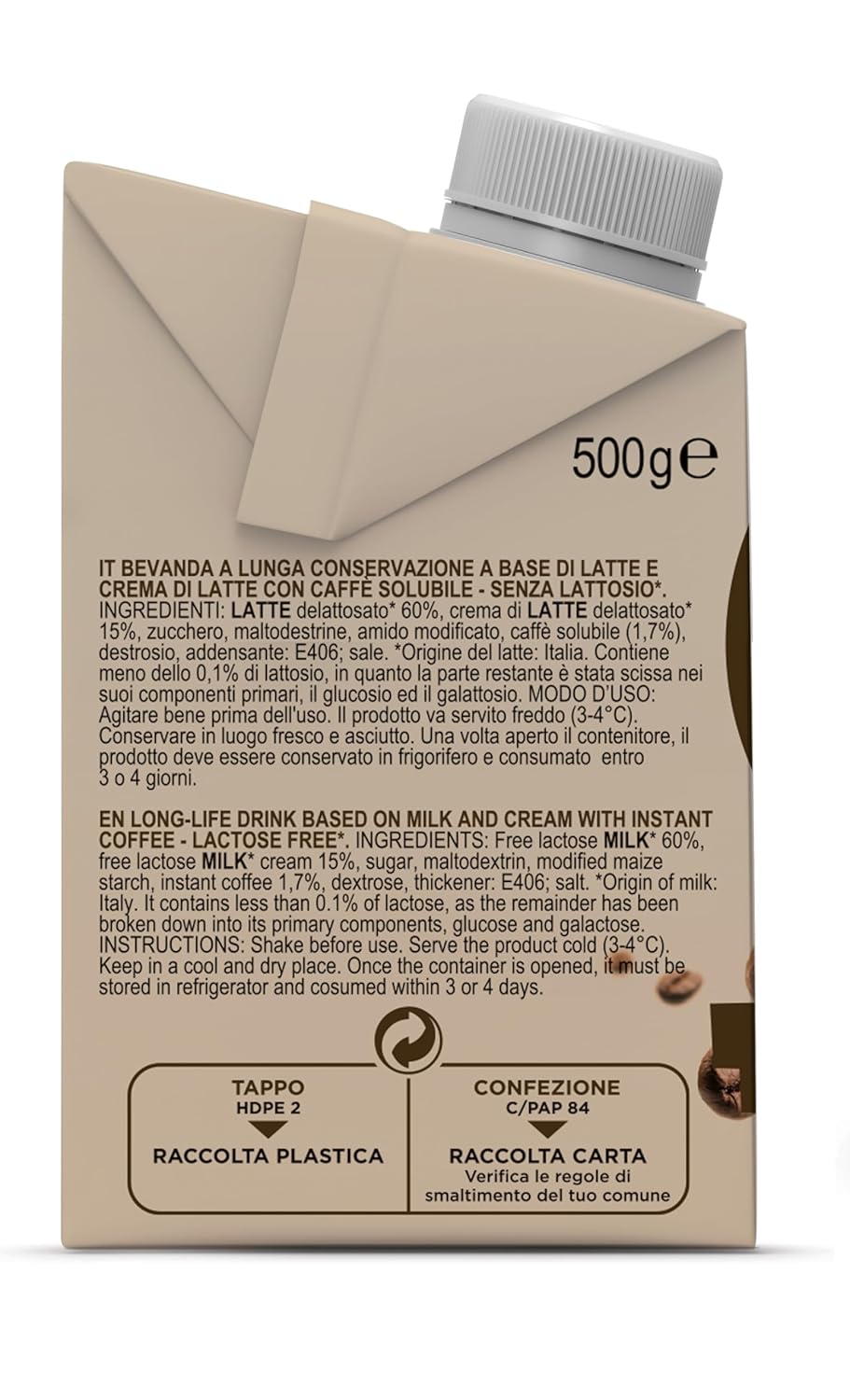 Gimoka Crema Caffe Latte Fara Lactoza Fara Gluten Fara Conservanti