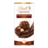Lindt Creation Hazelnut De Luxe Tableta - Ciocolata Neagra Cu Alune Crocante Intr-o Umplutura Cremoasa