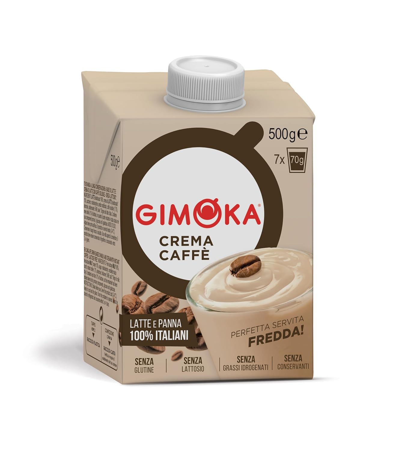 Gimoka Crema Caffe Latte Fara Lactoza Fara Gluten Fara Conservanti